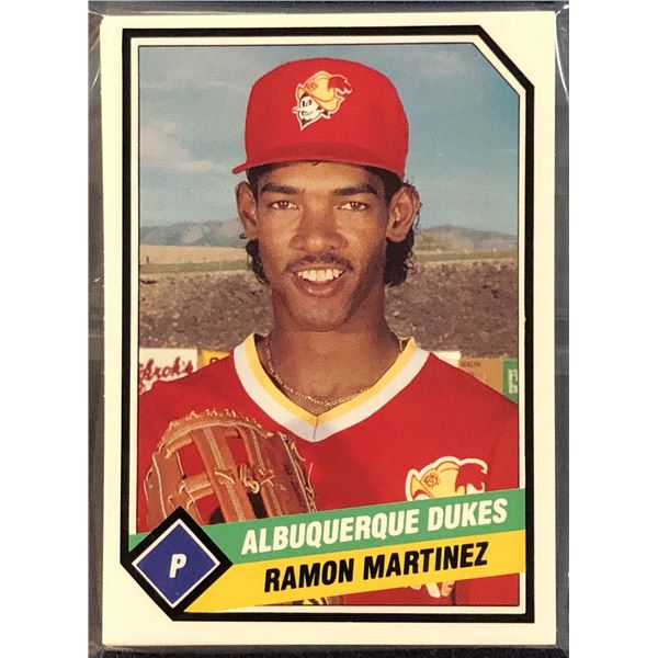 1989 CMC MiLB TEAM SET ALBUQUERQUE DUKES (RAMON MARTINEZ)