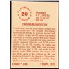 Image 2 : 1975 SSPC BASEBALL FRANK ROBINSON (HOF)