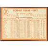 Image 2 : 1964 TOPPS DETROIT TIGERS