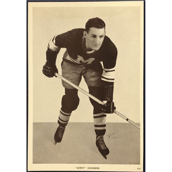 1935-36 CROWN BRAND HOCKEY - JERRY SHANNON