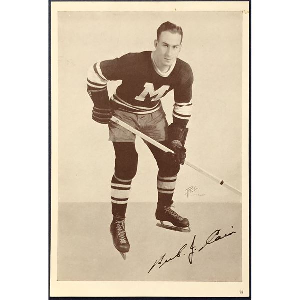 1935-36 CROWN BRAND HOCKEY - HERB CAIN
