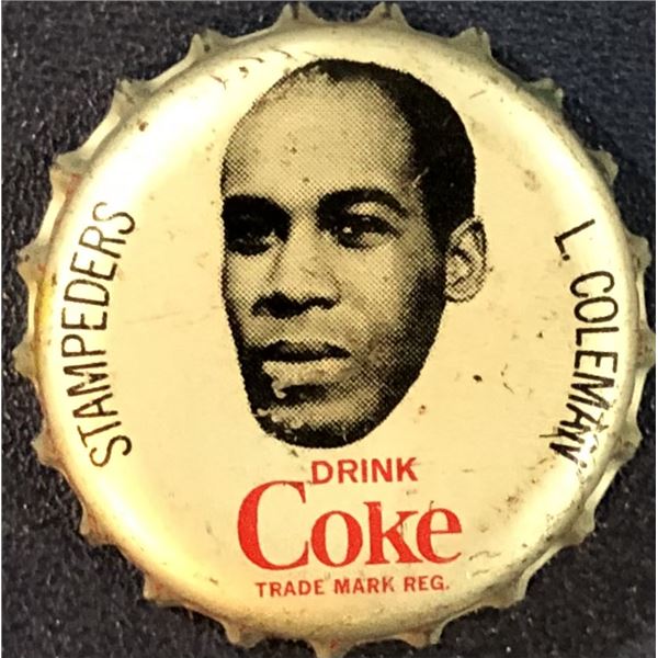 1965 COCA COLA CFL BOTTLE CAPS - LOVELL COLEMAN