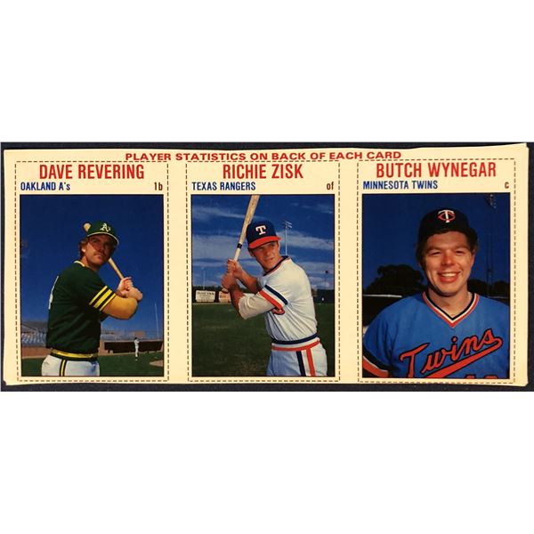 1979 HOSTESS BASEBALL PANEL - BUTCH WYNEGAR / RICHIE ZISK