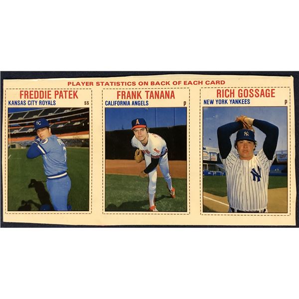 1979 HOSTESS BASEBALL PANEL - GOOSE GOSSAGE (HOF)