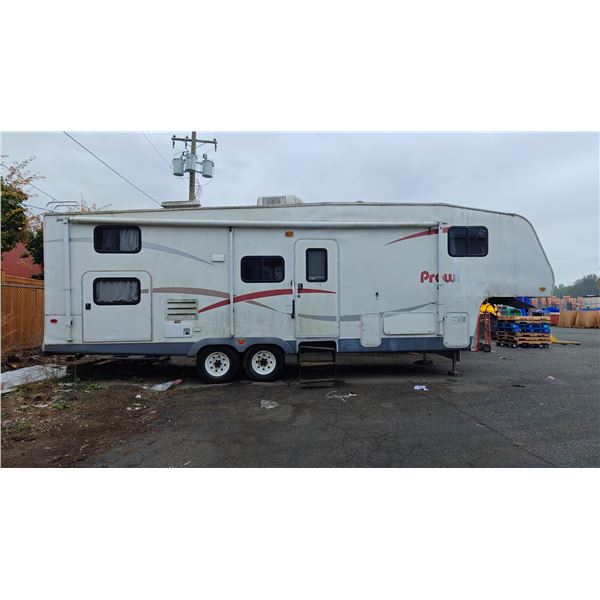 2006 FLEETWOOD PROWLER, TRAVEL TRAILER, WHITE, VIN 1EC52292662313321,