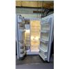 Image 2 : KENMORE 33" SIDE-BY-SIDE FRIDGE WITH WATER & ICE DISPENSER