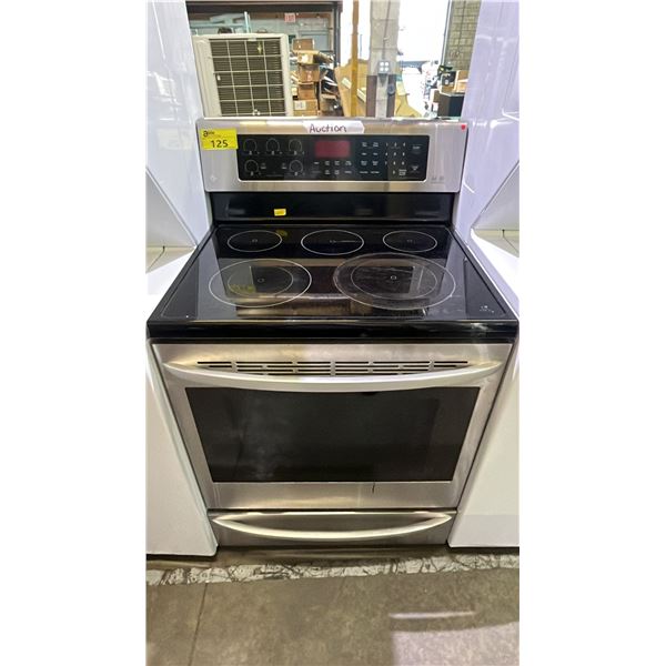 LG ELECTRIC SLIDE-IN RANGE WITH WARMING ZONE & CONVECTION OVEN
