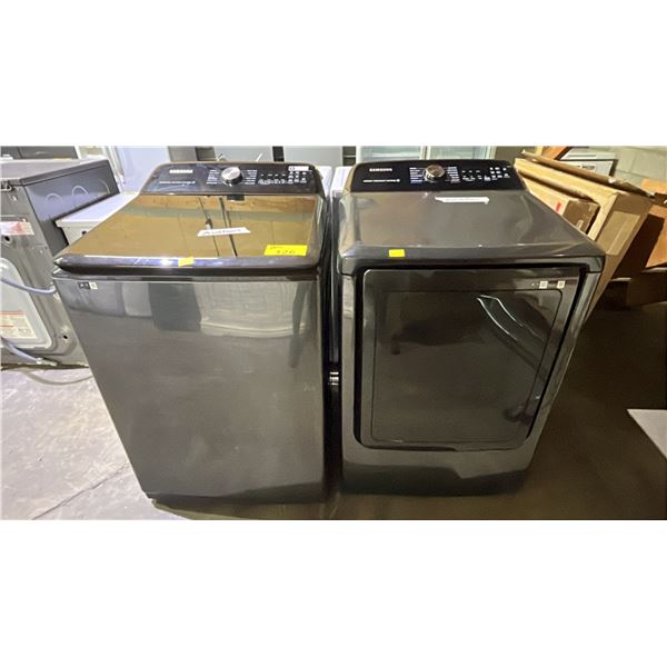 SAMSUNG SMART THINGS TOP LOAD WASHER & DRYER SET