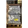 Image 1 : BOX OF *NEW* WRAP UP WIND DOWN GREY FLEECE LINED ROBES