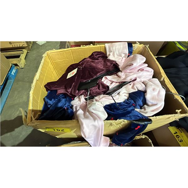 BOX OF *NEW WITH TAGS* SWS ATHLETICS HOODIES & SHIRTS: APPEARS TO BE ALL S & XS