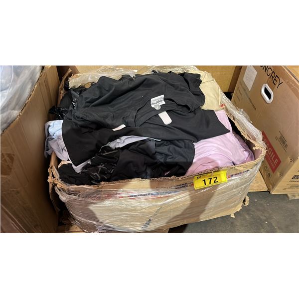 BOX OF ASSORTED *NEW WITH TAGS* EVERYDAY URBAN CLOTHING *ALL STILL HAVE SECURITY TAGS*
