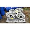 Image 1 : SET OF 2 20" 8 BOLT METAL RIMS & SET OF 2 16" 8 BOLT METAL RIMS