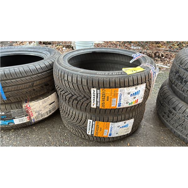 *NEW* SET OF 2 MAZZINI CROSS ALL SEASON AS8 205/45ZR17 88W TIRES