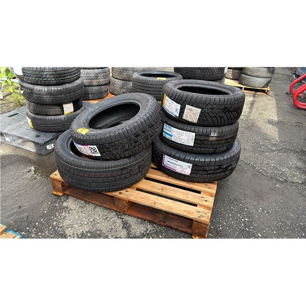 *NEW* 5 ASSORTED 16" TIRES INCLUDING; PIRELLI, TOYOTIRE, NEXEN TIRE, FALKEN & (1) CONTINENTAL 20"