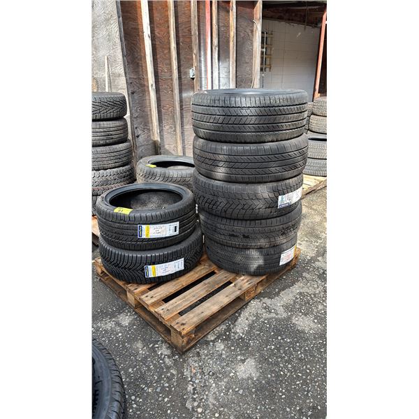 *NEW* 6 ASSORTED 19" TIRES INCLUDING; PIRELLI, MICHELIN, TOYO TIRES & MORE