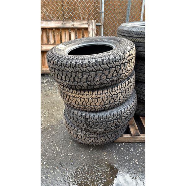 SET OF 4 KUMHO ROAD VENTURE VT51 225/75R15 109T TIRES