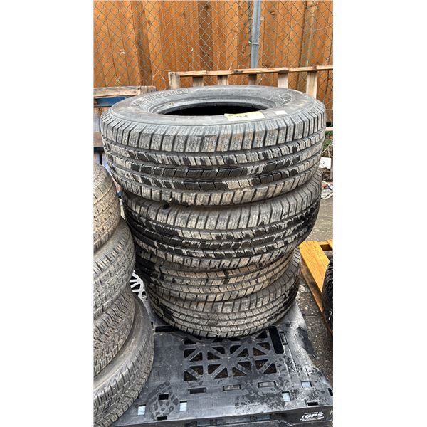 SET OF 4 MICHELIN LT265/75R16 123/120R X TIRES