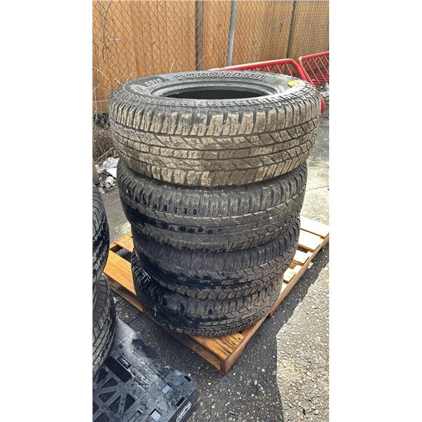 SET OF 4 YOKOHAMA GEOLANDAR A/T GO15 P255/70R16 109T TIRES