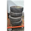 Image 1 : SET OF 4 GT RADIAL CHAMPIRO ICE PRO 205/65R15 TIRES MOUNTED ON 5 BOLT METAL RIMS