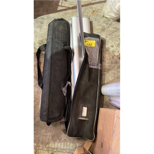 (2) MODULAR BOOTH BANNERS IN CARRY CASES