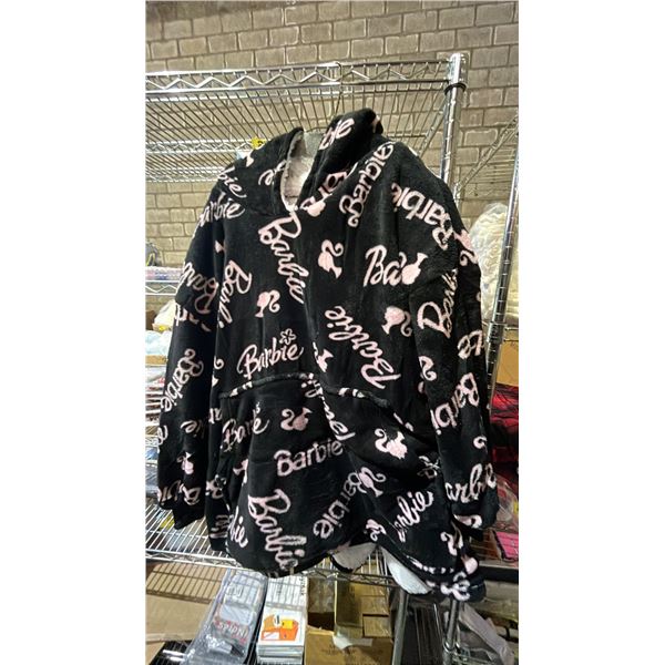 (7) *NEW WITH TAGS* BLACK BARBIE OVERSIZE HOODIES:  3 SMALL & 4 MED