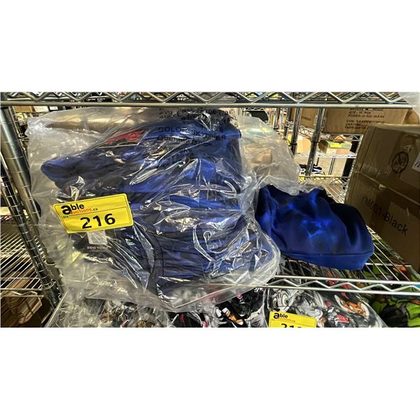 (15) *NEW WITH TAGS* ZOO YORK BLUE PULLOVER HOODIES: ASSORTED SIZES S - XL