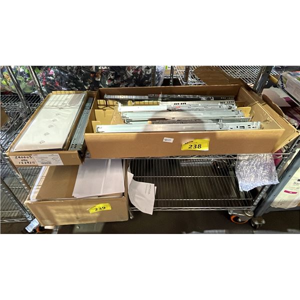 DTC LEGACY ENDURA DRAWER KIT & BOX OF MOVENTO UNDER-MOUNT DRAWER SLIDES