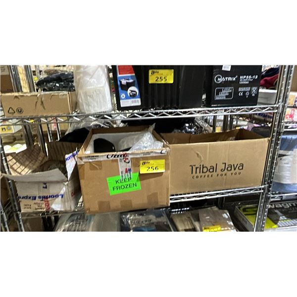 BOX OF IGNEOUS ROCKS, GM FRONT TIMING COVER, BALL VALVES & MORE