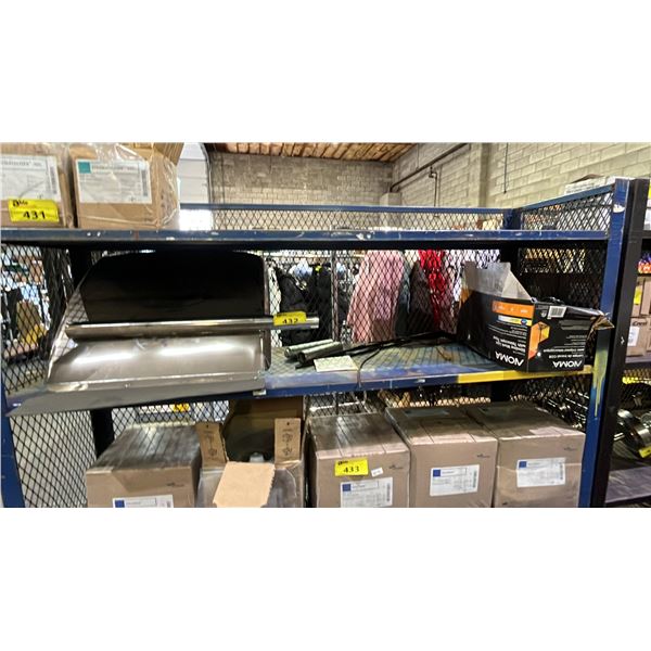 STAINLESS STEEL QUARTER FENDER KIT, WINDSHIELD WIPER ARM & BLADE ASSEMBLY & NOMA WORKLIGHT