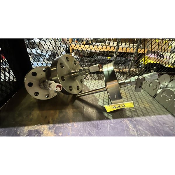 (3) ASSORTED FLANGED THERMOWELLS