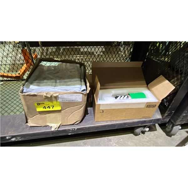 BOX OF BULK POLY BAGS & (2) NEW MSA ULTIMA XIR PLUS INFRARED GAS MONITOR REPLACEMENT SENSORS