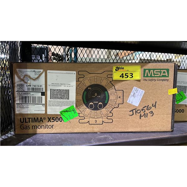*NEW* MSA ULTIMA X5000 GAS MONITOR: BLUETOOTH