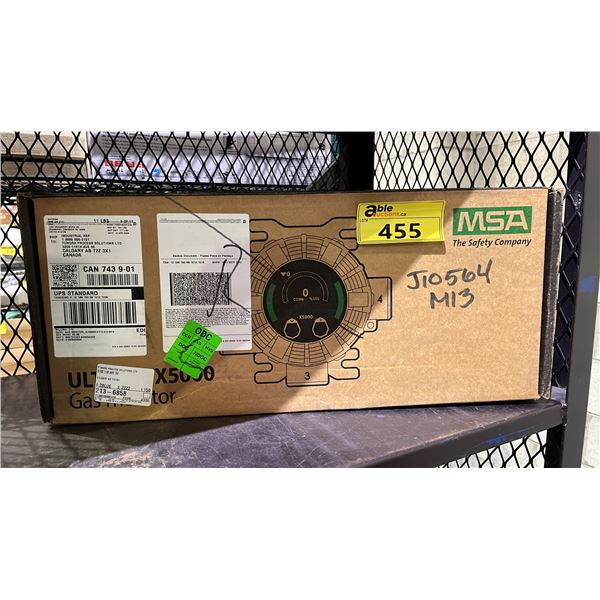 *NEW* MSA ULTIMA X5000 GAS MONITOR: BLUETOOTH