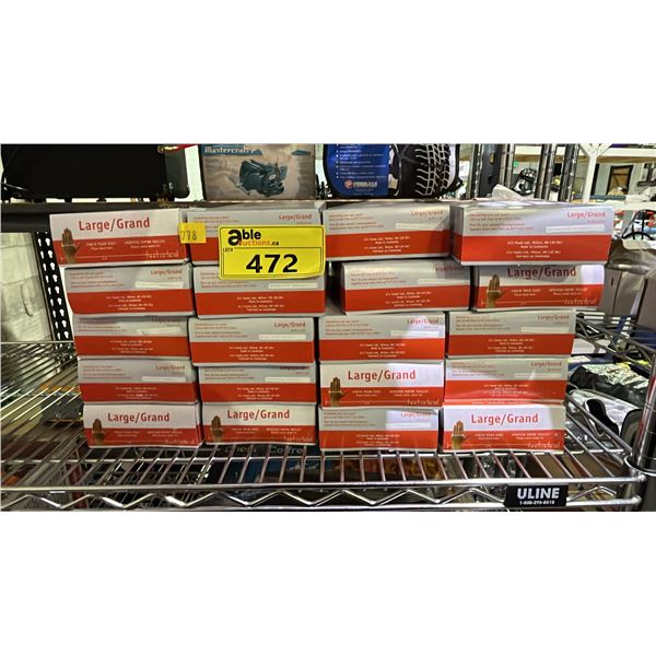 (20) BOXES OF HIGH FIVE LARGE SIZE GLOVES