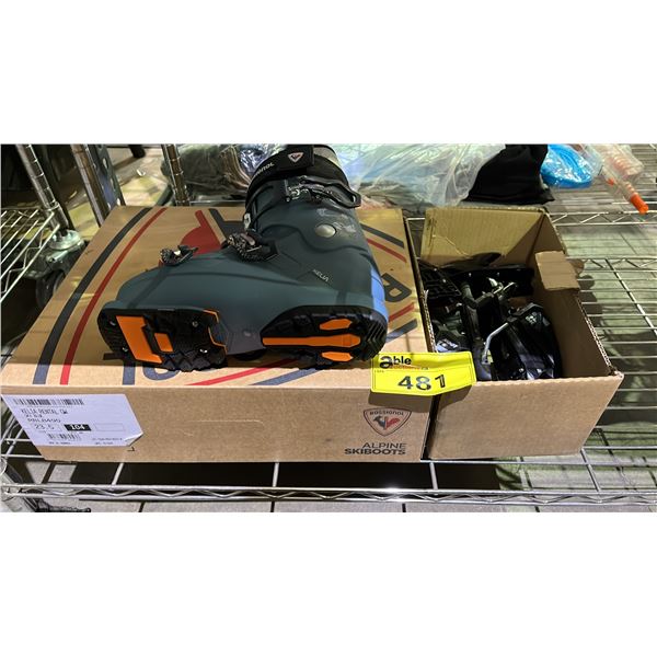 *NEW* PAIR OF ROSSIGNOL KELIA ALPINE WOMEN SKI BOOTS SIZE 23.5