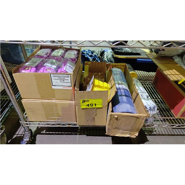 (2) NEW BOXES OF HONEYWELL NORTH DEFENDER MULTI-PURPOSE CARTRIDGES, SPIRAL WRAP HOSE PROTECTOR AND