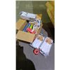 Image 1 : BOX OF ASSORTED ITEMS INCL. GLOVES, RED DANGER TAPES AND HEX ARMOR EYEWARE