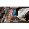 Image 5 : 2 SHELVES OF ASSORTED ITEMS INCLUDING MASSAGE GUN, BUG-A-SALT GUN, INSOLES, HAND GRIPPERS AND MORE