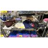 Image 1 : SHELF OF ASSORTED *NEW* SHIRTS, SWEATERS & MEN'S UNDERWEAR: ASSORTED SIZES, STYLES & COLOURS