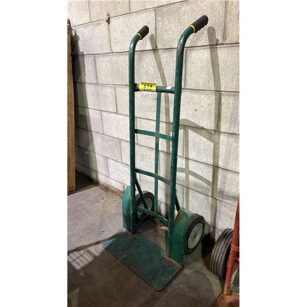 GREEN HEAVY DUTY TWO WHEEL HAND TRUCK