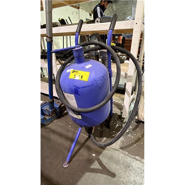 POWER FIST 10 GALLON PRESSURE SANDBLASTER