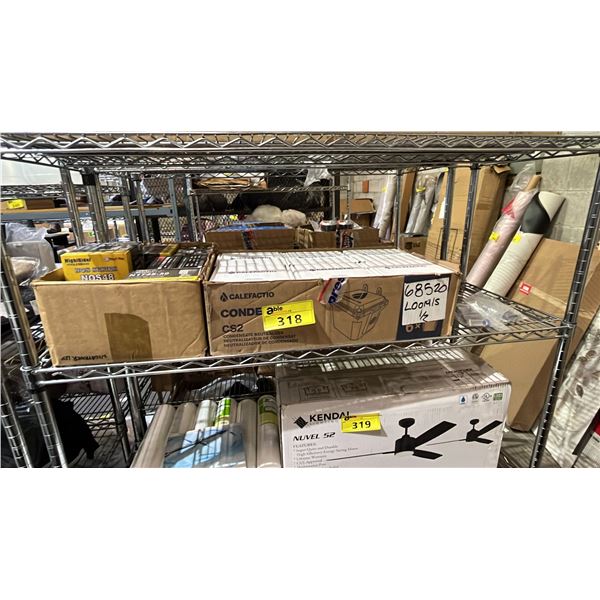 SHELF OF LED HEADLIGHT LIGHT BULBS, WORK FLOOD LIGHTS, CONDENSATE NEUTRALIZERS & USB FLASH DRIVES