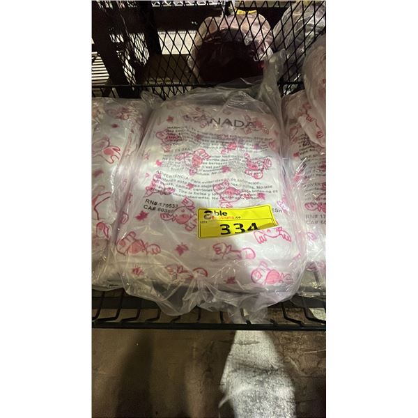 (6) *NEW WITH TAGS* CANADA WEATHER GEAR PINK MOOSE MOTIF PAJAMA PANTS: ASSTD. SIZES