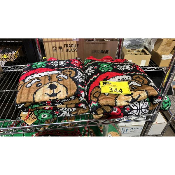 (4) *NEW WITH TAGS* URBAN HERITAGE CHRISTMAS SWEATERS: XL & XXL