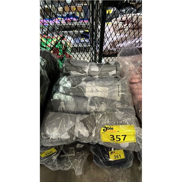 (7) *NEW WITH TAGS* WEEKEND EDITION GREY 2-PIECE PAJAMA SETS: ASSTD. SIZES S-XL