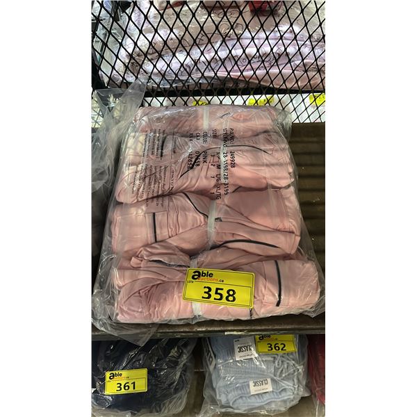 (7) *NEW WITH TAGS* WEEKEND EDITION PINK 2-PIECE PAJAMA SETS: ASSTD. SIZES S-XL