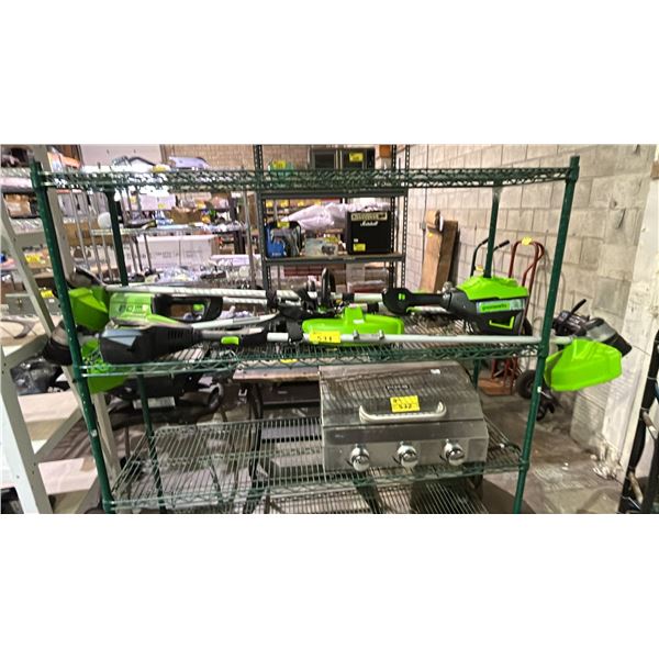 (4) GREENWORKS PRO 80V CORDLESS STRING TRIMMER