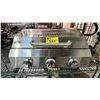 Image 2 : NXR 3-BURNER 24000 BTU PORTABLE PROPANE GAS BBQ GRILL