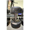 Image 2 : FITWAY 65 LB ROUND PRO-STYLE RUBBER COATED DUMBBELLS