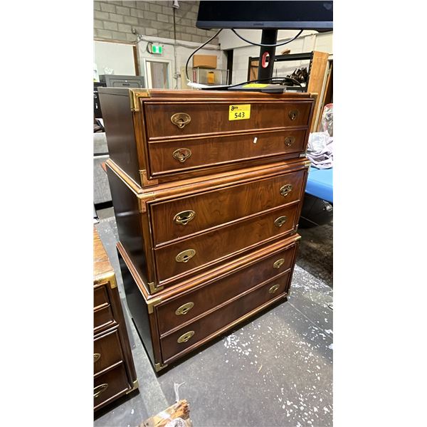 VINTAGE WOODEN 5-DRAWER STORAGE CABINET